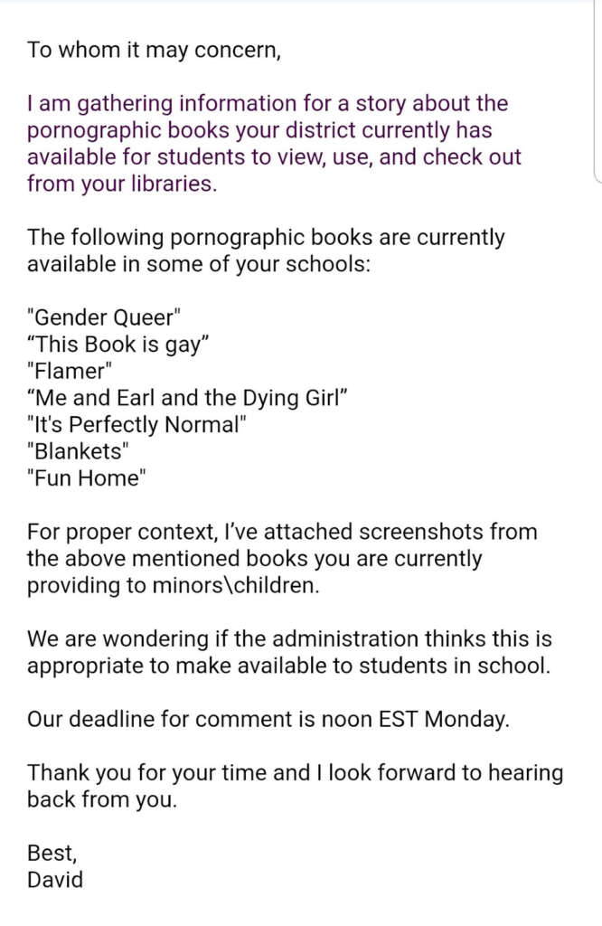 School district blocks Libs of TikTok domain after being confronted about pornographic books they’re offering kids
