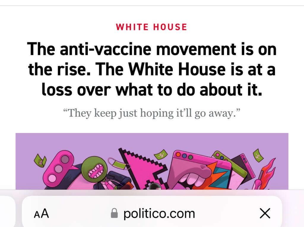 The media gets vaccines exactly wrong (again).