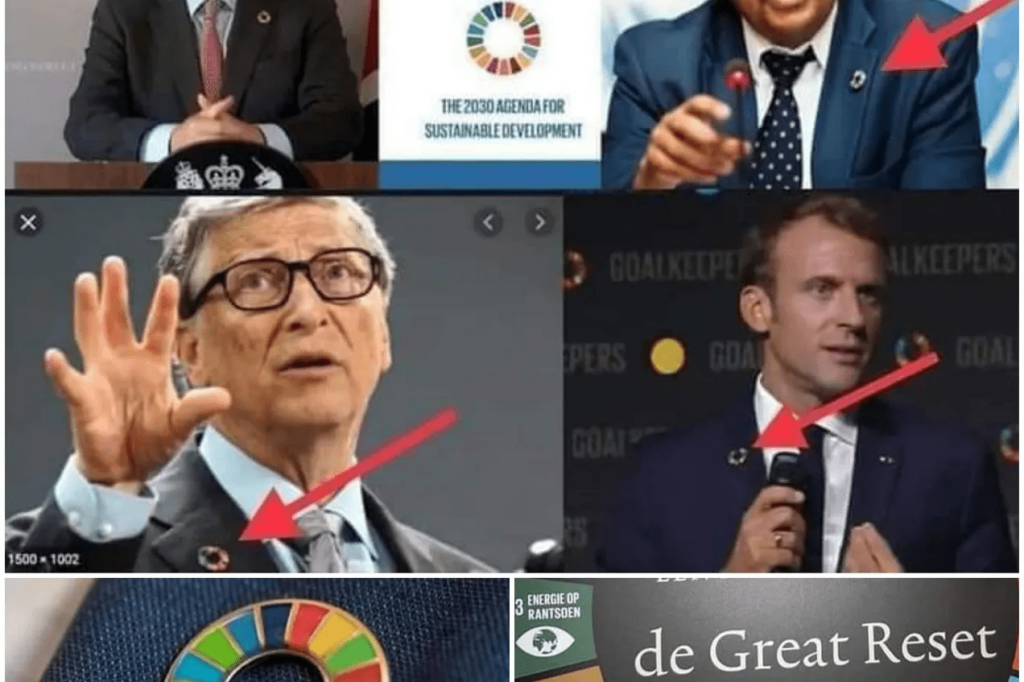 Globalists Wear Symbol of Our Enslavement