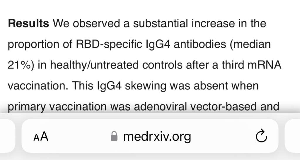 More proof the mRNAs rewire the immune system with unknown long-term effects