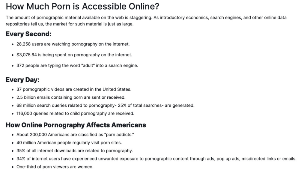 Why Porn Is Bad for Your Brain and how it affects childen