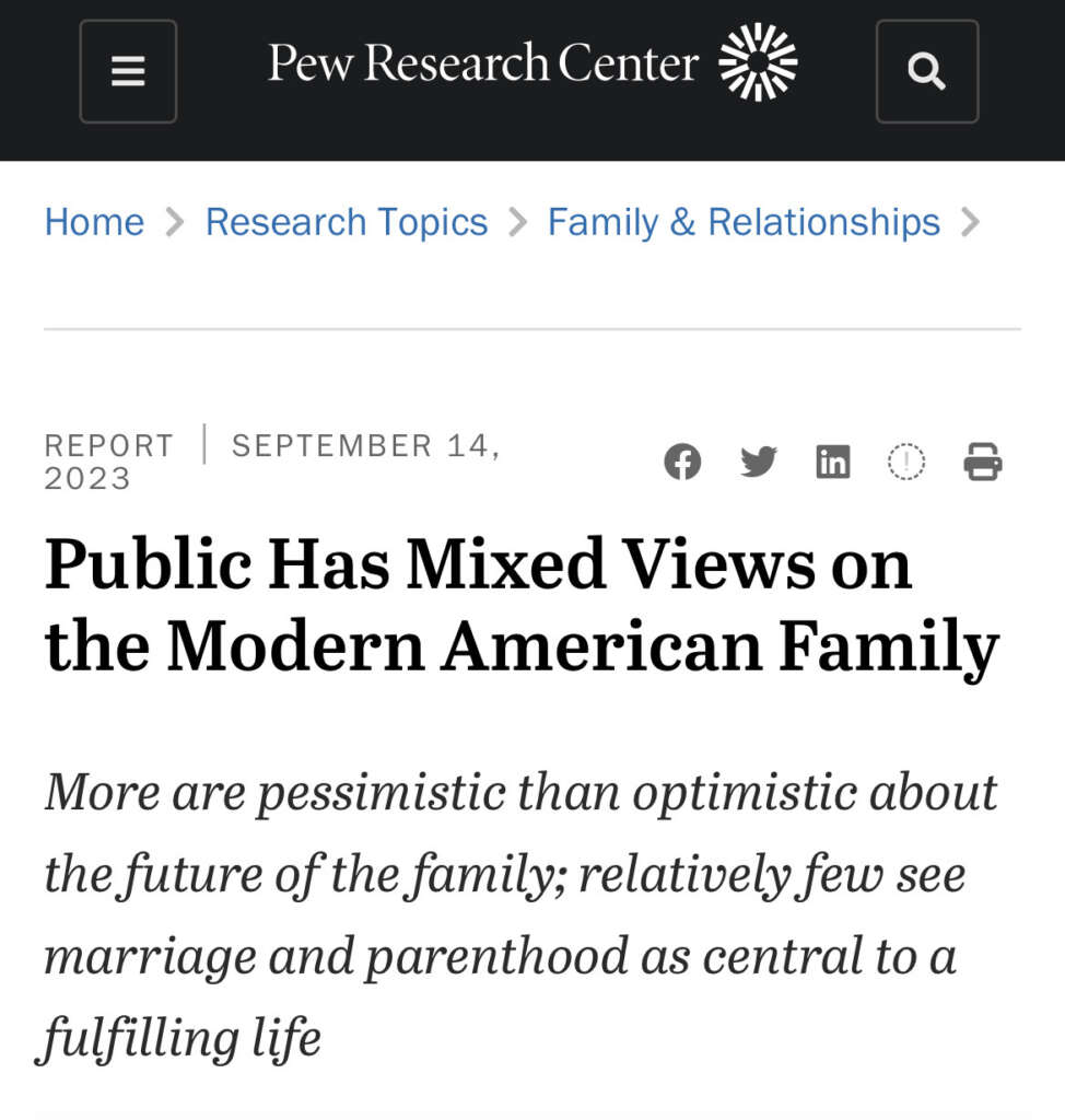 The baby bust: female perspectives