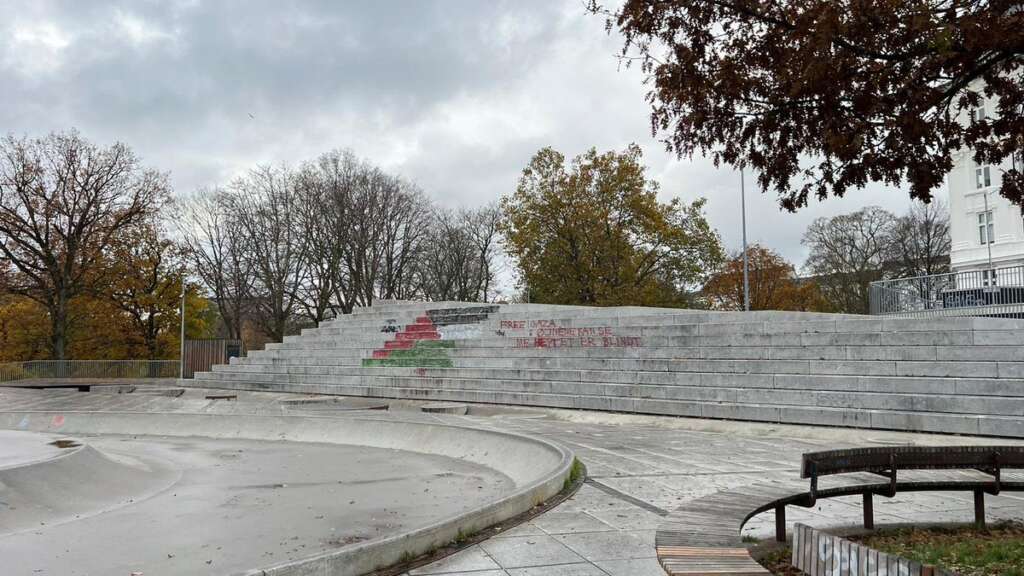 Denmark: After Someone Spray-Painted a Rock in Protest of Baby-Killing, Military Deployed to Protect Jew Baby-Killers