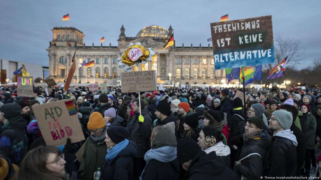 Germany: Over a Million Government Shills Protested the Opposition Over the Weekend