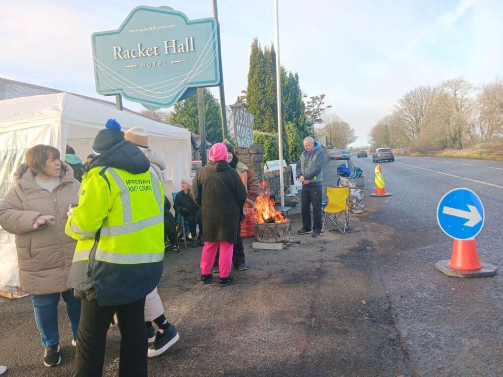Ireland: Horde of Cops Guard Invaders Against Locals from Small Town