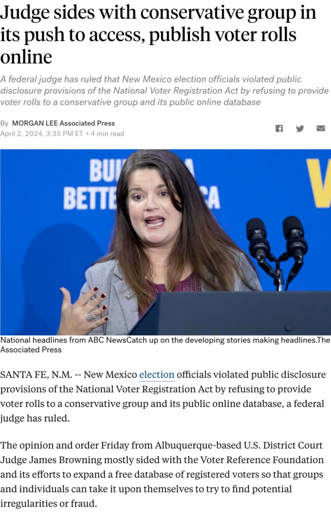 Some Good News On Election Fraud (For A Change)