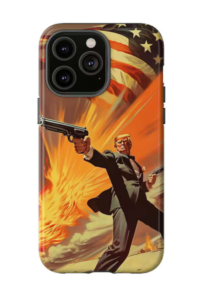 (NOT) URGENT: If you’ve ever wanted a phone case featuring Donald Trump as Dirty Harry, here’s your chance