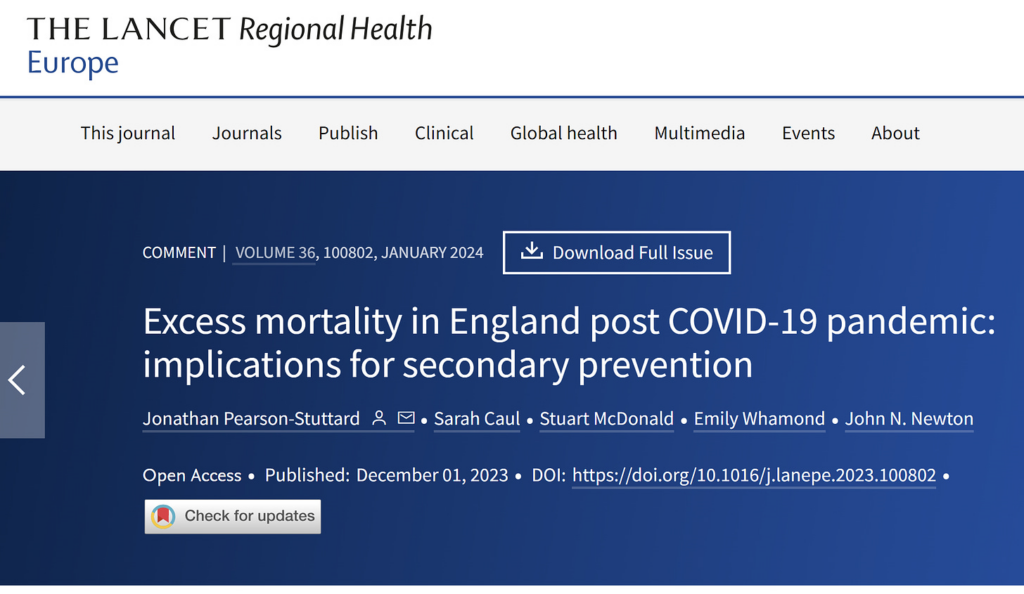 UK ONS: Excess deaths in the UK cannot be caused by the COVID shots