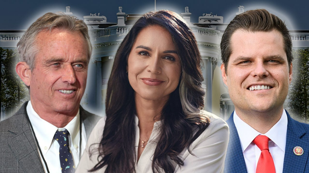 MAGA Triumvirate: Gaetz, Gabbard, RFK Jr. Appointments Fulfill Trump’s Promise to Drain the Swamp