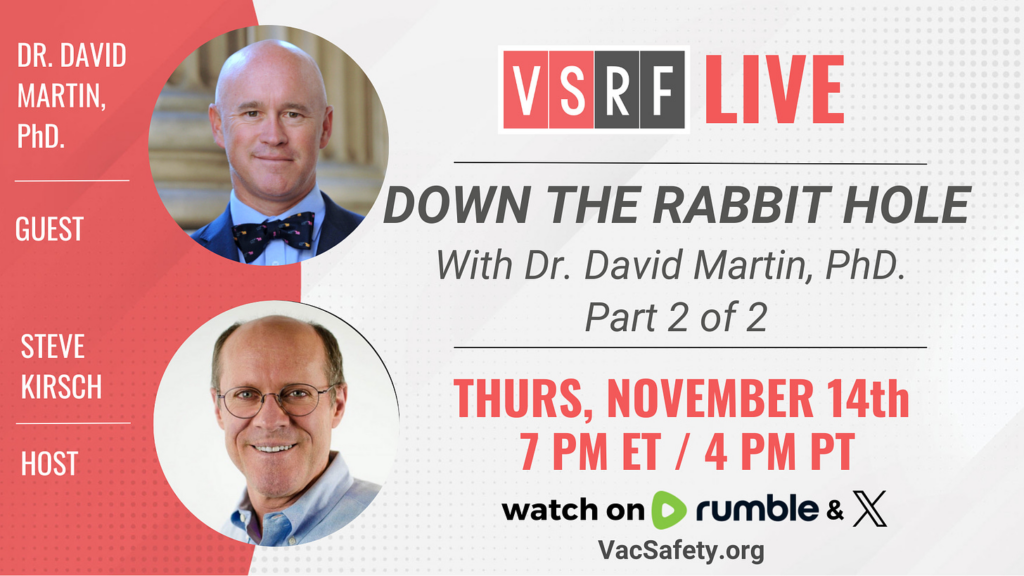 VSRF LIVE Tonight: Episode 152 – Dr. David Martin, Part 2 of 2!