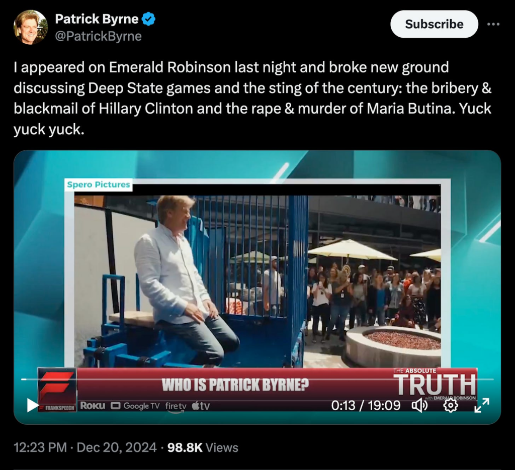 Patrick Byrne & The Enemy Within