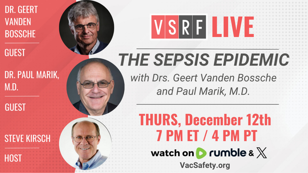 VSRF LIVE TONIGHT: Episode 156 – The Sepsis Epidemic
