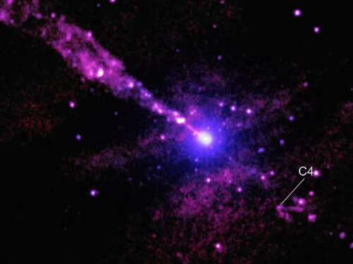 NASA captures a black hole jet blasting a mysterious object – and scientists have no idea what it is
