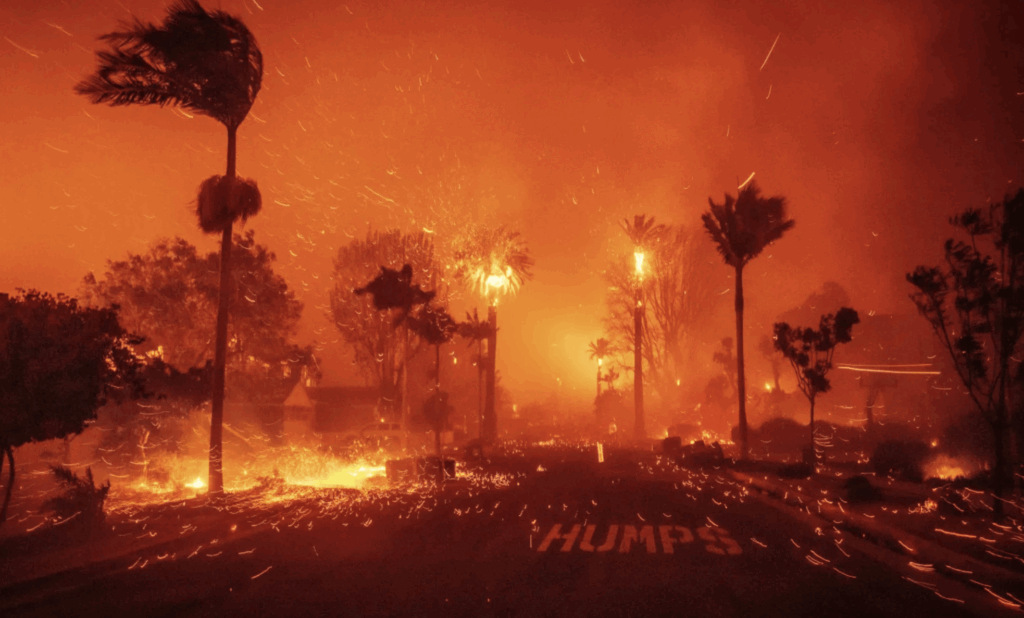 Jan 13 – LA Wild Fire is Harbinger of WW3 Devastation