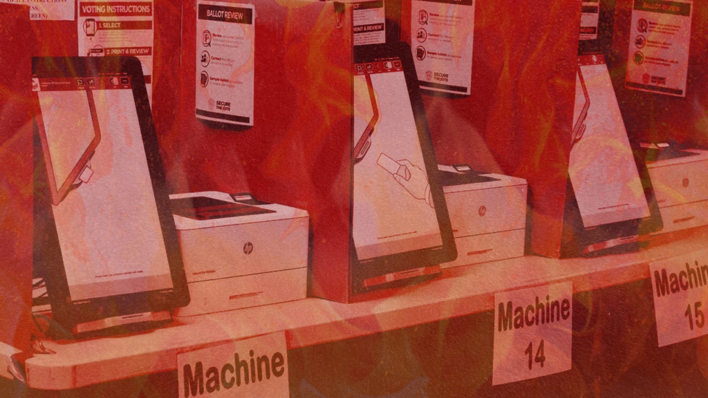 Removing Electronic Voting Systems is a National Security Issue