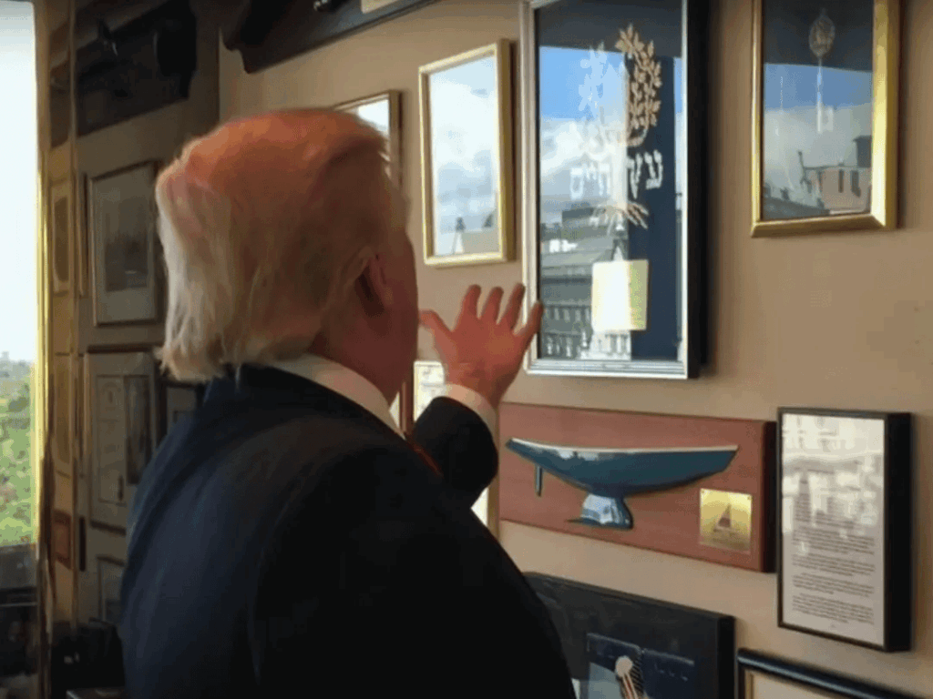 Tim Fitzpatrick Removes Trump’s Mask