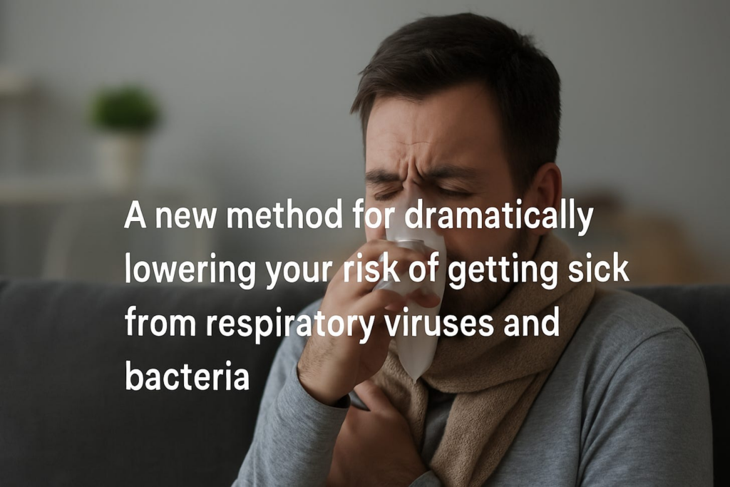 A novel method for dramatically lowering your risk of getting sick from respiratory viruses and bacteria