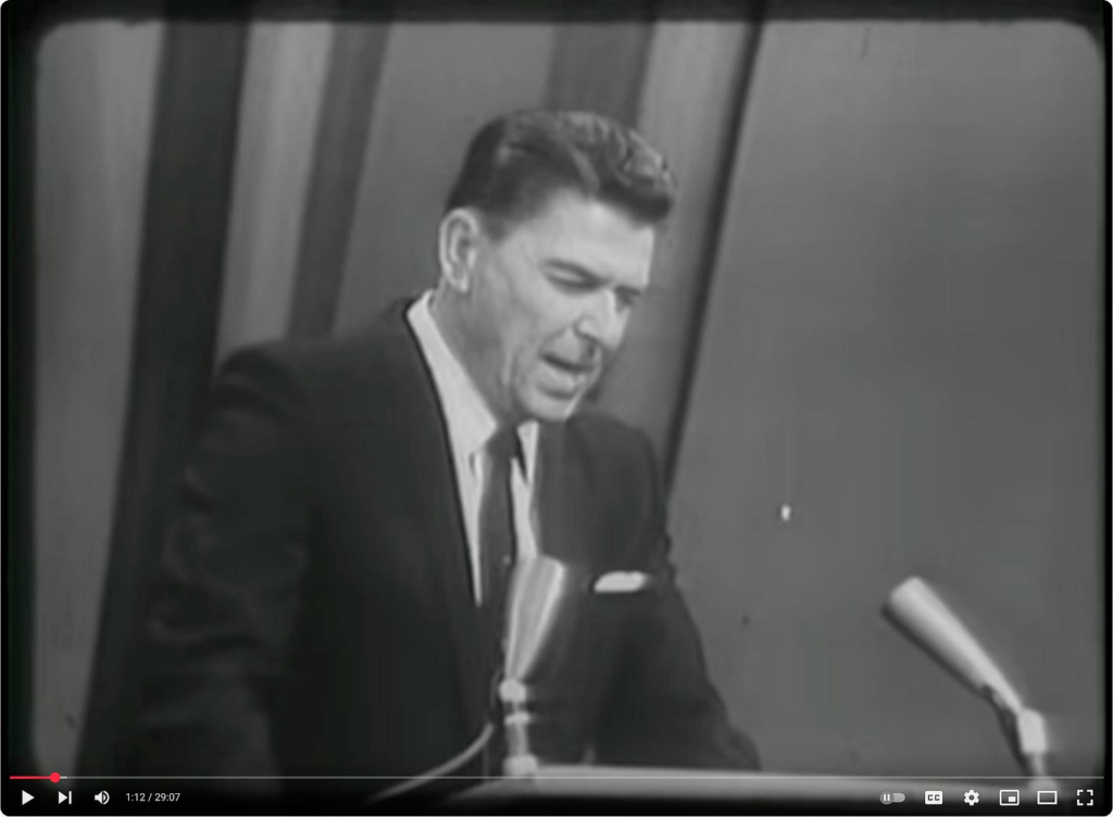 Ronald Reagan: A Time For Choosing