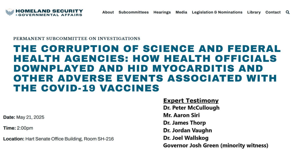 Highlights from The Corruption of Science and Federal Health Agencies: How Health Officials Downplayed and Hid Myocarditis and Other Adverse Events Associated with the COVID-19 Vaccines