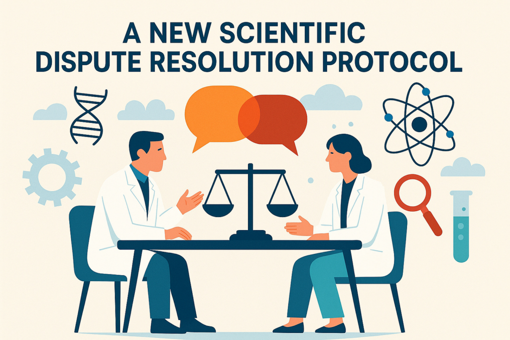 KSDRP: Settling Science Fairly. A new method to objectively resolve scientific disputes