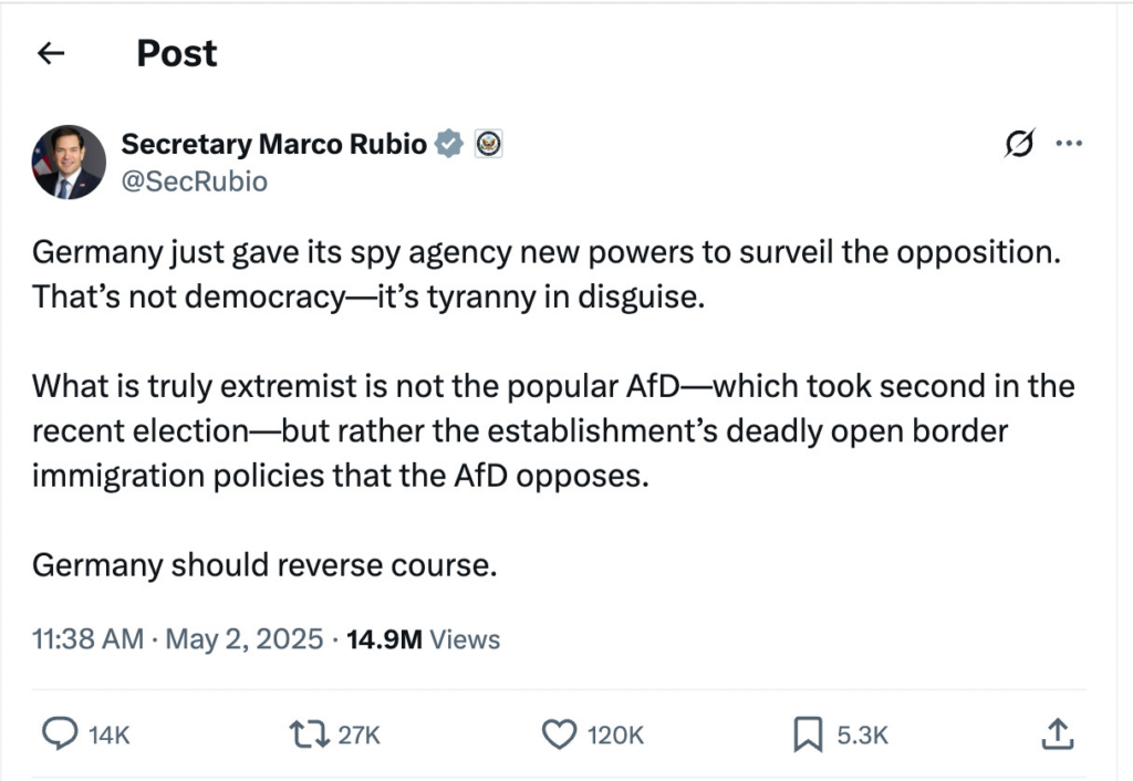 Germany Embraces Authoritarianism