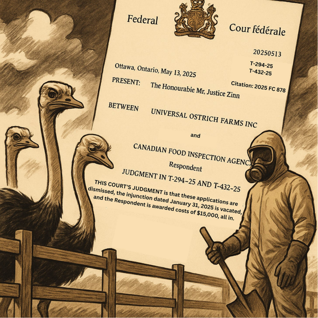 BREAKING — Canada Greenlights Mass Culling of 400 Research Ostriches Despite Full Recovery from Bird Flu Months Ago