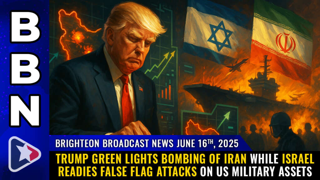 Trump greenlights U.S. military strikes on Iran as Israel plots false flag attacks, trapping citizens as human shields