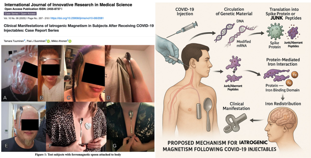 BREAKING – First Peer-Reviewed Study Documents Post-Vaccine Magnetism