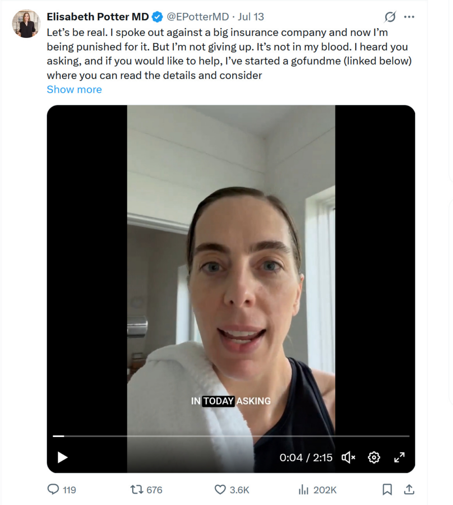 Courageous Young Doctor Pushes Back Against Insurance Company Corruption