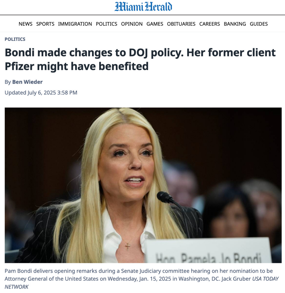 DOJ Drops Pfizer Corruption Case — Prosecutes Heroic Doctor for Protecting Children From Biological Weapons of Mass Destruction