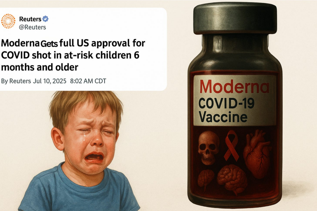 BREAKING: Moderna’s mRNA COVID Shot Gets Full FDA Approval for “At-Risk” Infants