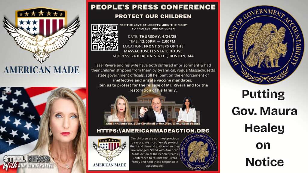 4.24.25 THE 2ND REVOLUTION LAUNCHES IN BOSTON: THE PEOPLES PRESS CONFERENCE