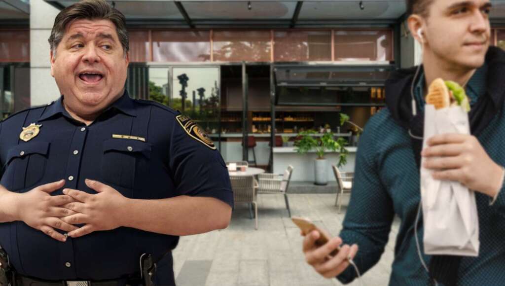 JB Pritzker Joins Police Force In Hopes Of Getting Sandwich Thrown At Him (Satire)