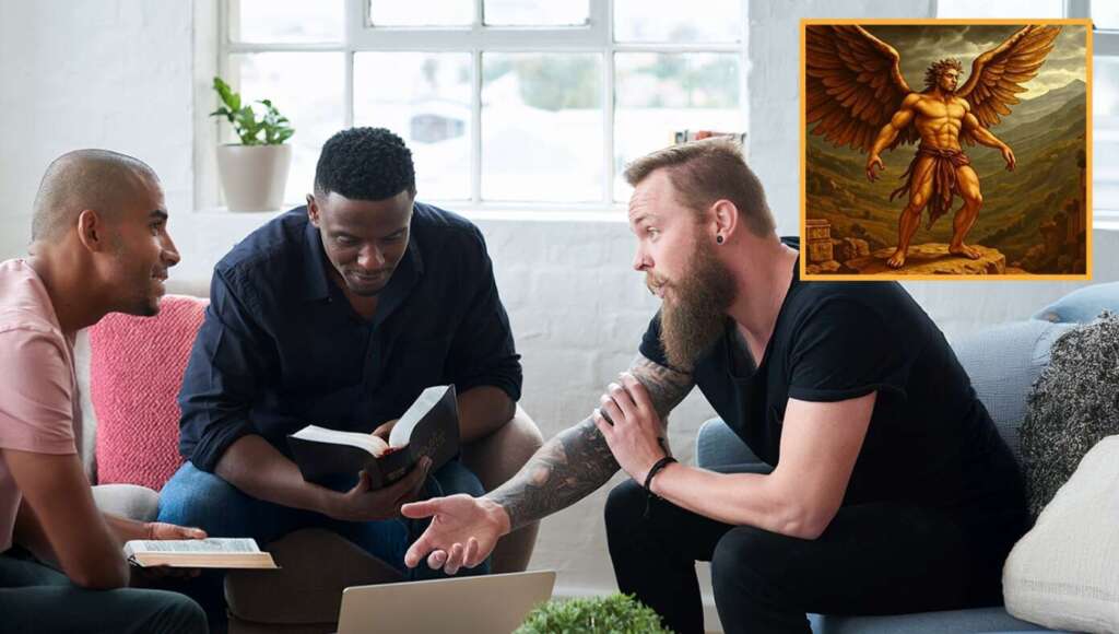 Men’s Bible Study Once Again Derailed By Mention Of Nephilim (Satire)