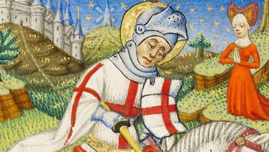 British Authorities Arrest St. George For Brandishing Bladed Weapon At Dragon (Satire)