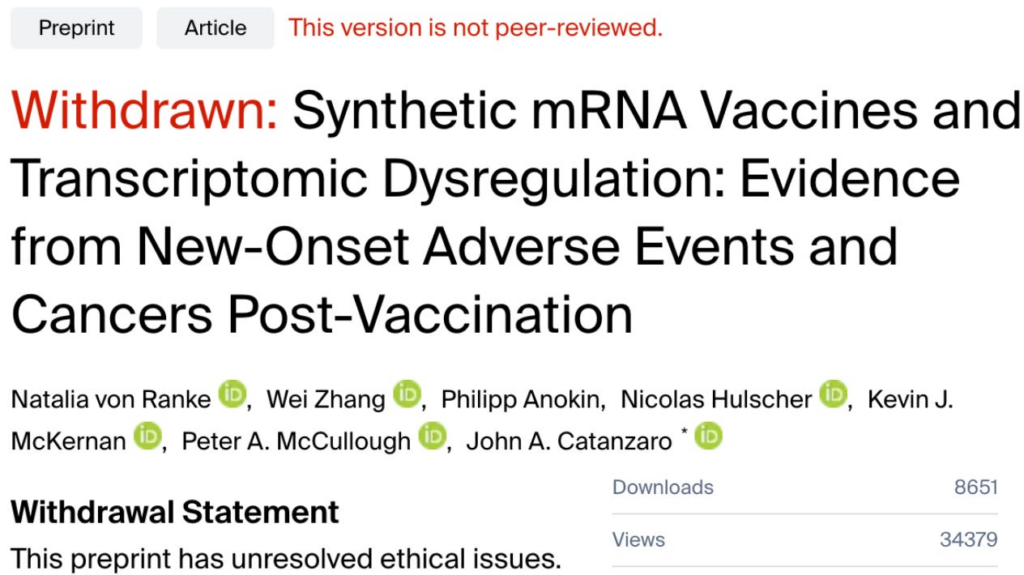 BREAKING: MDPI Censors One of the World’s Most-Read Preprints Showing mRNA Shots Disrupt Thousands of Genes