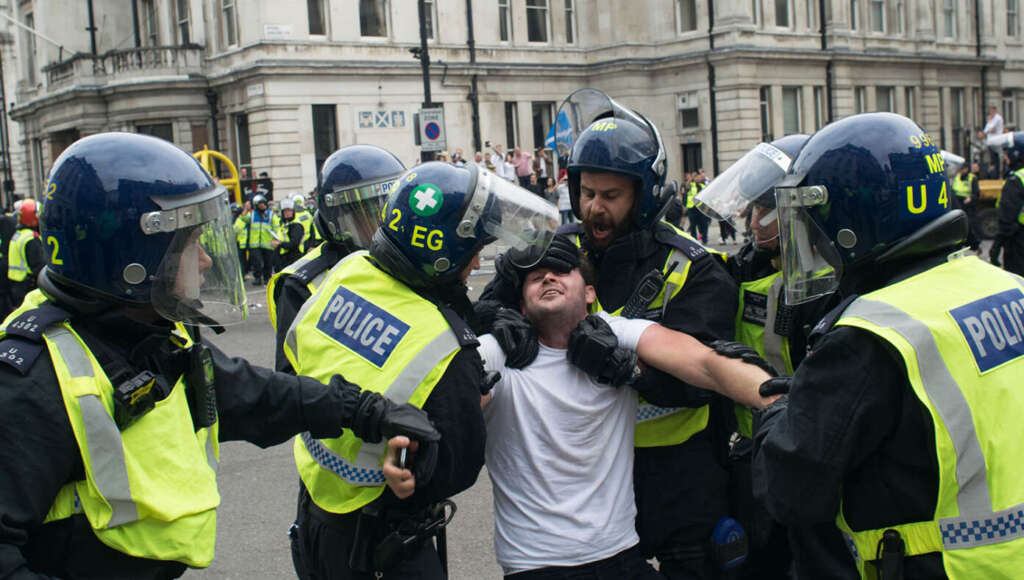 English Bobbies Race Past 5 Stabbings To Tackle Offensive Social Media Poster (Satire)