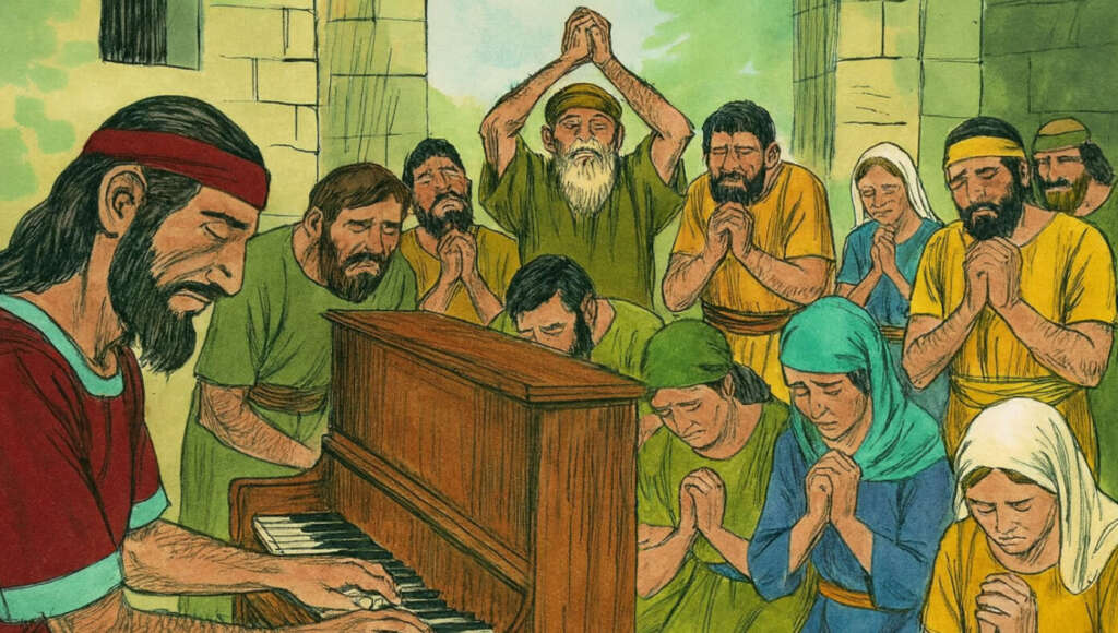 Entire City Of Ninevah Repents As Jonah Plays Stirring Rendition Of ‘Softly And Tenderly’ On Piano (Satire)