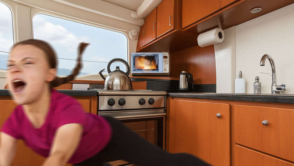 ‘Hit The Deck! We’re Under Attack!’ Cries Greta Thunberg As Frozen Burrito Explodes In The Microwave (Satire)