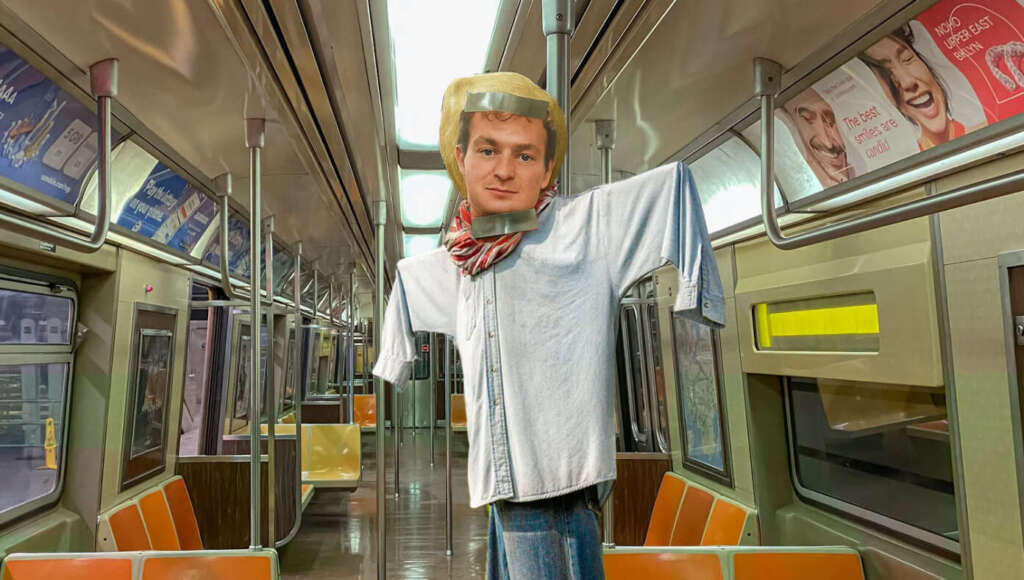 Cities Put Daniel Penny Scarecrows On Subways To Deter Crime (Satire)