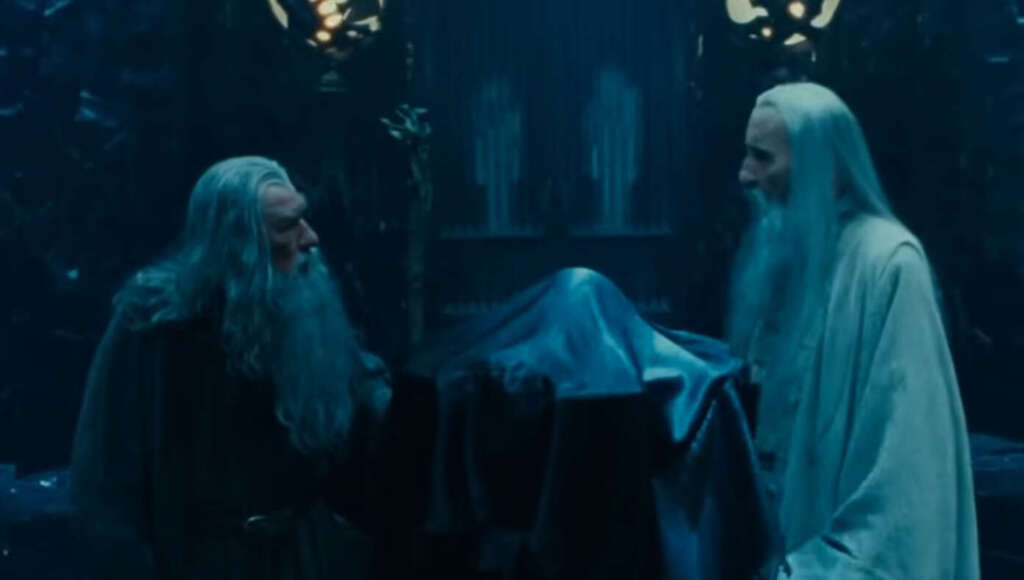 Gandalf Tells Saruman To Stop Doom-Scrolling On Palantír (Satire)