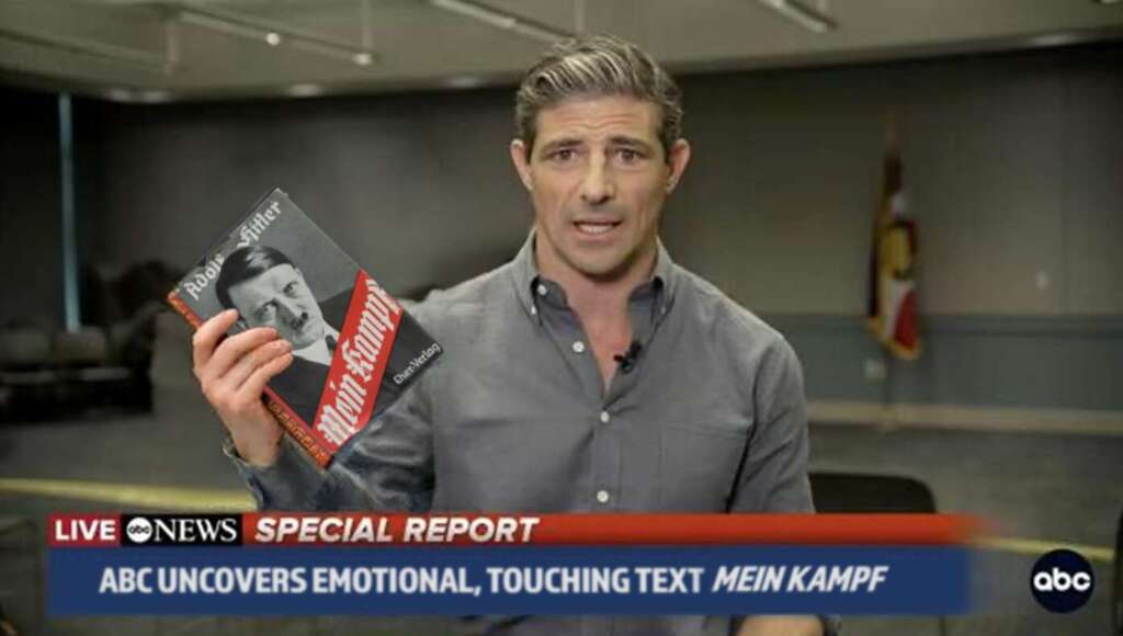 Matt Gutman Tears Up While Citing ‘Personal, Touching’ Mein Kampf (Satire)