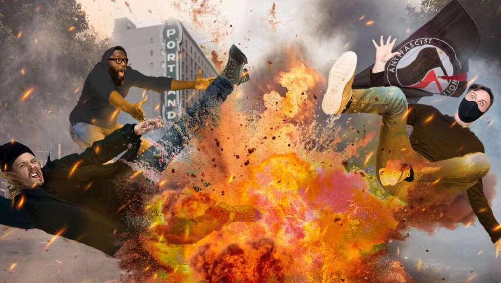 After Antifa Designated A Terrorist Organization, Trump Orders Drone Strikes On Portland (Satire)