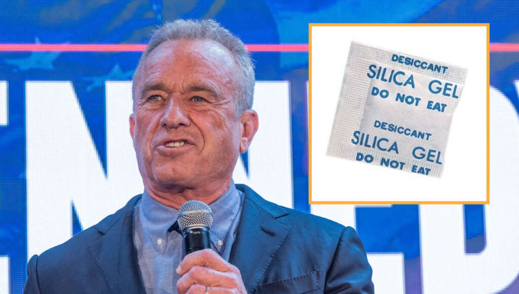 RFK Announces It’s Actually Fine To Eat The Stuff In The Little Pouch That Says ‘Do Not Eat’ (Satire)