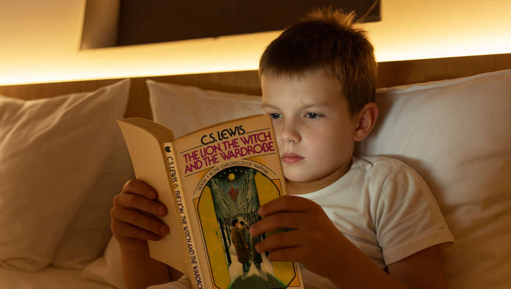 Sinful, Rebellious Homeschooler Stays Up Past 9:30 To Read Chronicles Of Narnia (Satire)