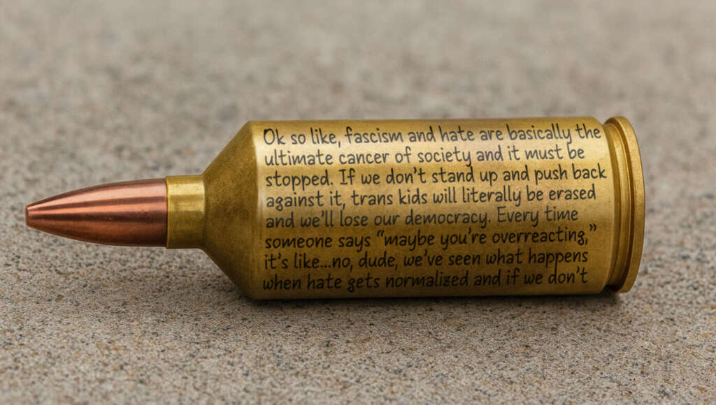 Ammo Company Unveils New Giant Shell Casing With More Room For Left-Wing Terrorists To Write Out All Their Motives In Detail (Satire)