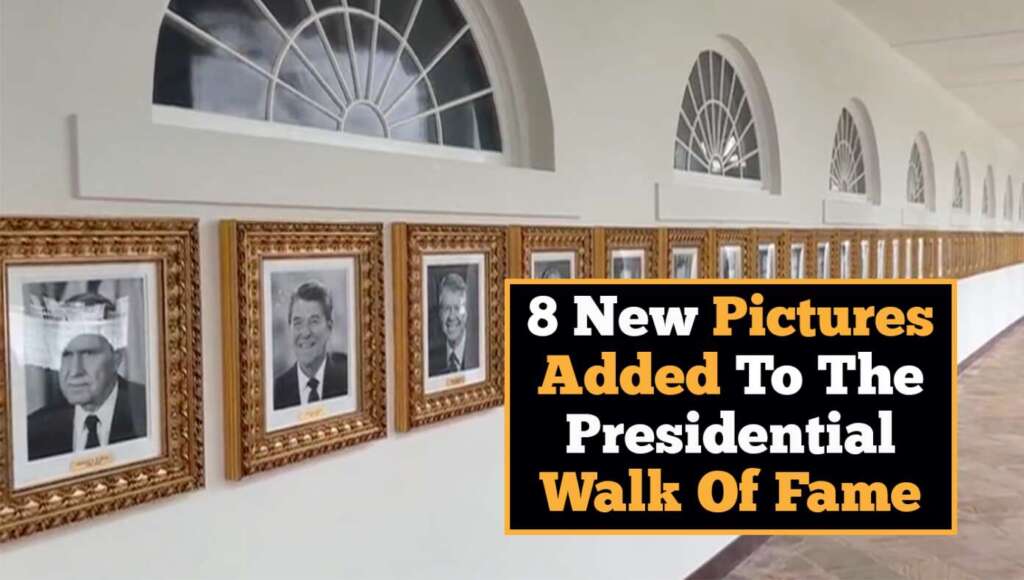 8 New Pictures Added To The Presidential Walk Of Fame (Satire)