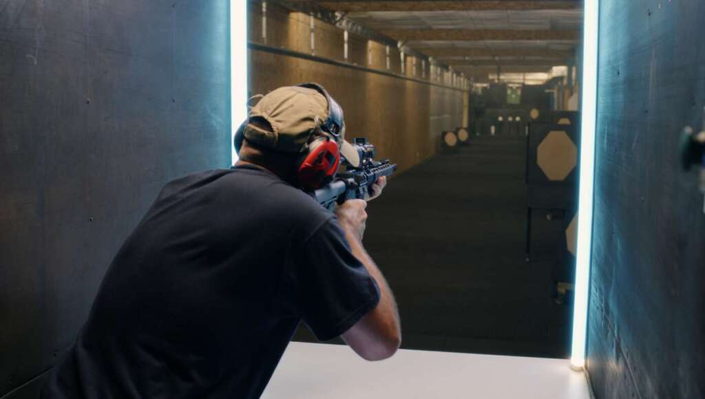 Democrat Heads To Gun Range To Practice For Debate (Satire)