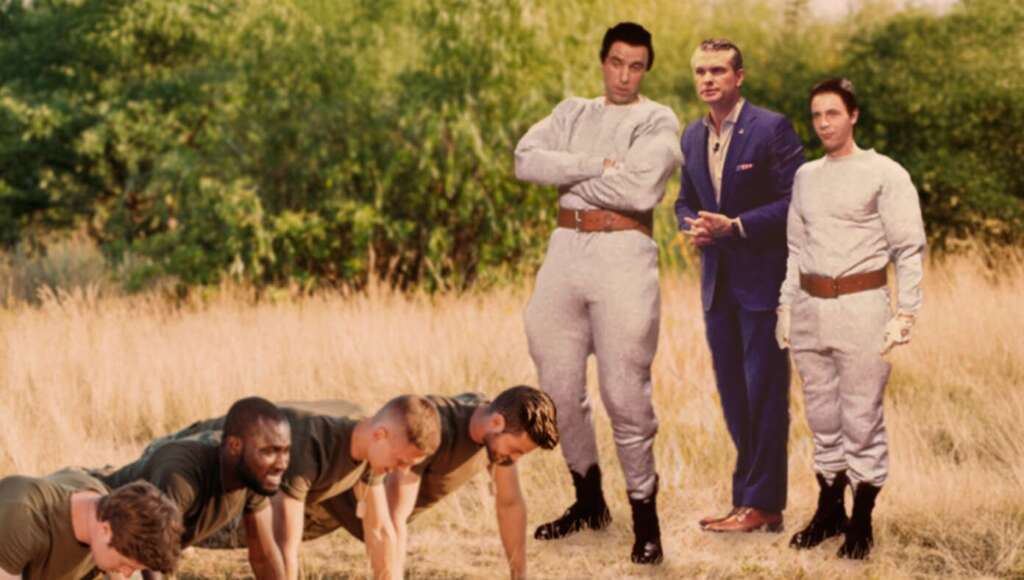 Pete Hegseth Hires Hans, Franz To Get Generals Into Shape (Satire)