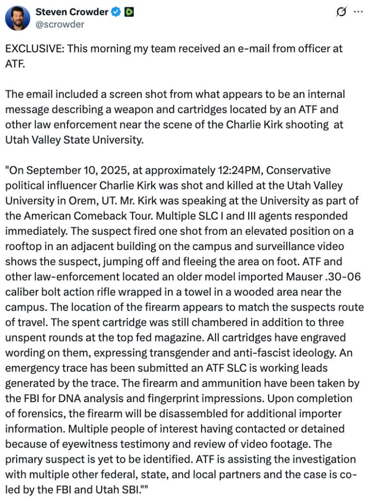 Purported Murder Weapon Found in Woods